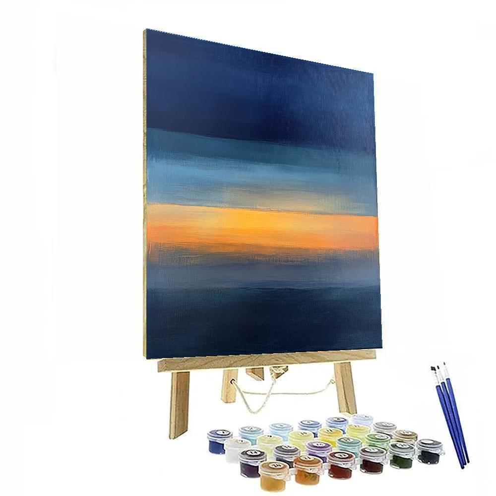 Mark Rothko Inspired Silent Horizon Of Dusk Number painting