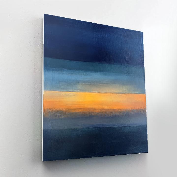 Mark Rothko Inspired Silent Horizon Of Dusk Number painting