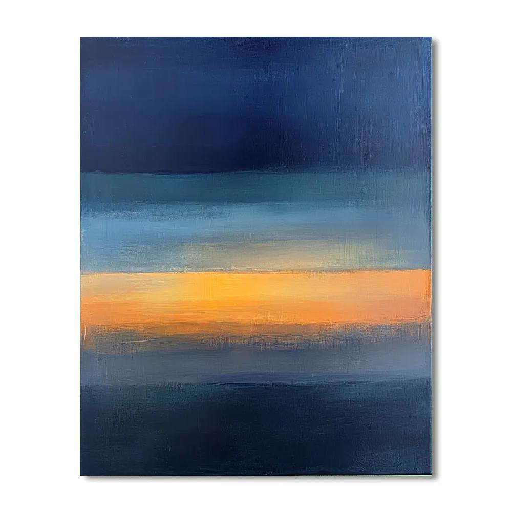 Mark Rothko Inspired Silent Horizon Of Dusk Number painting