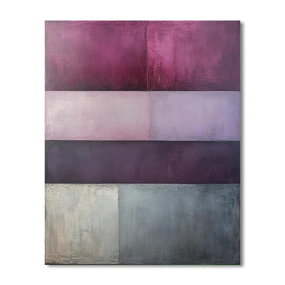 Mark Rothko Inspired Echoes Of A Vanishing Storm paint by number