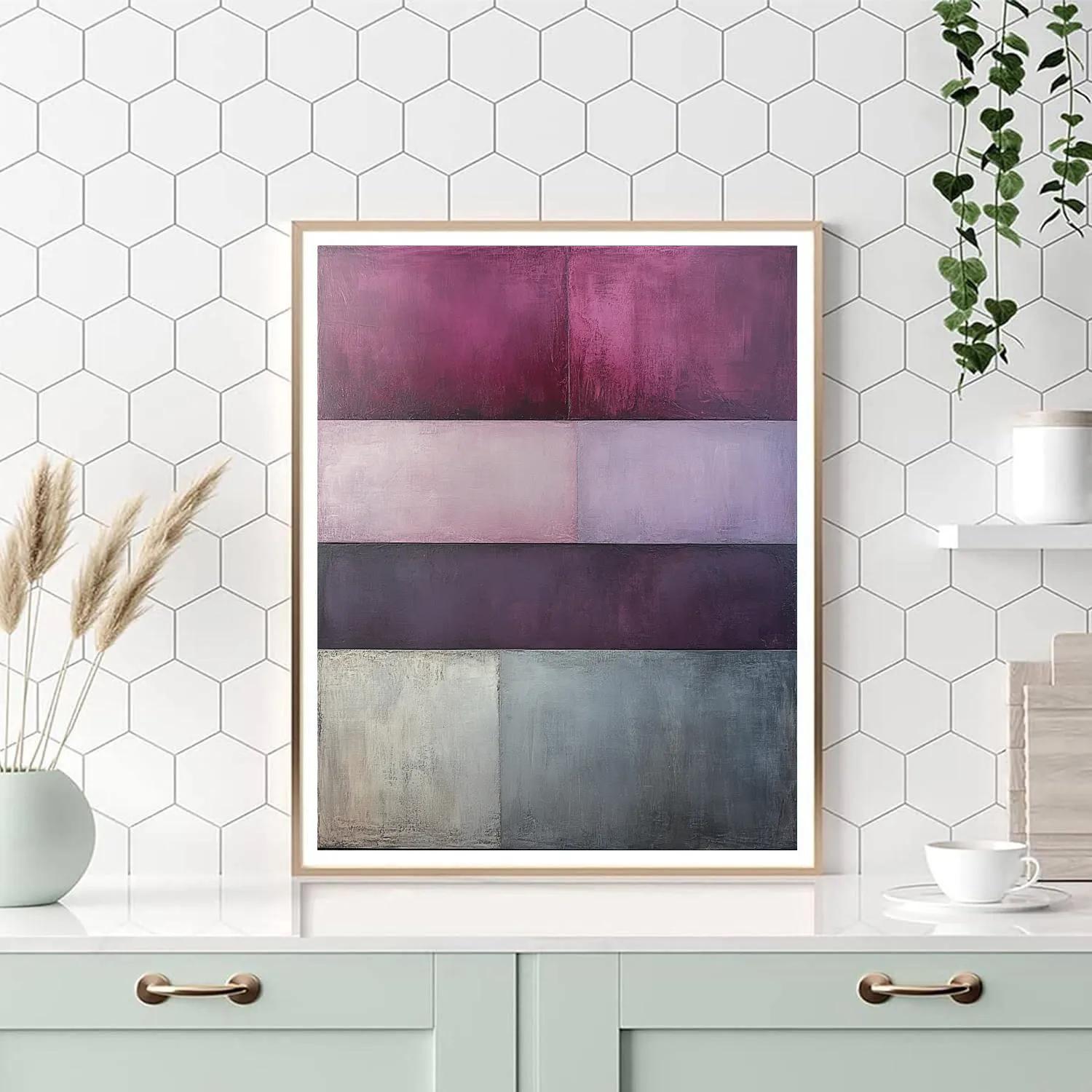 Mark Rothko Inspired Echoes Of A Vanishing Storm paint by number