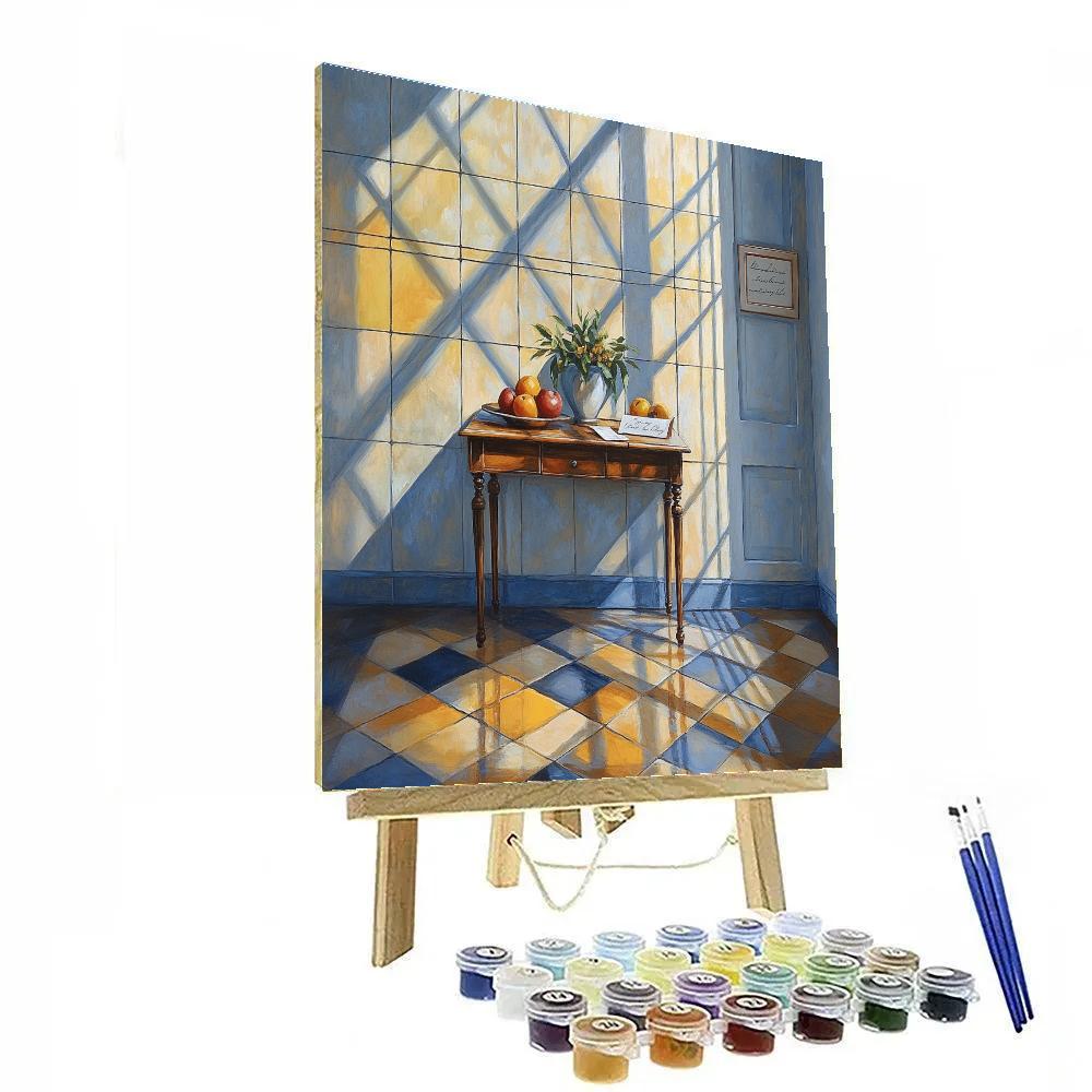 Vermeer Inspired Girl By A Window Paint by numbers kits