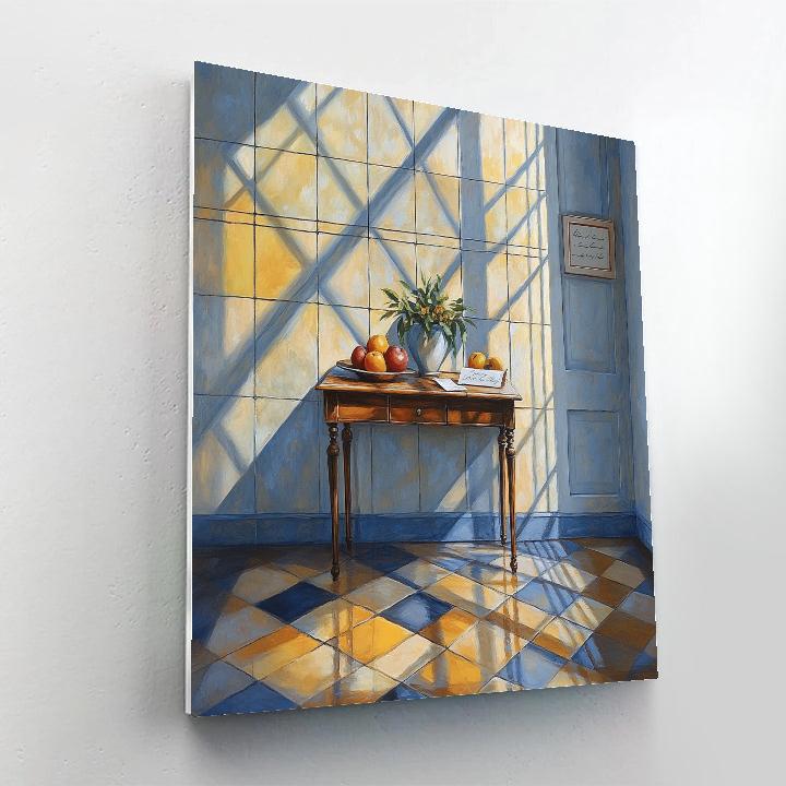 Vermeer Inspired Girl By A Window Paint by numbers kits