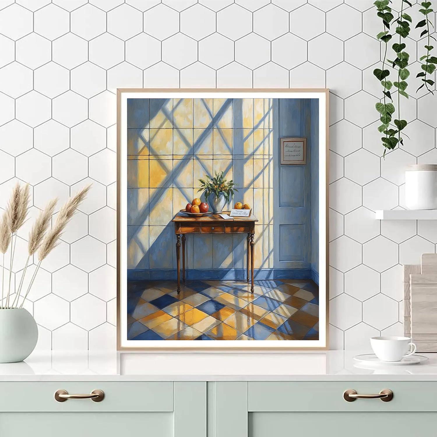 Vermeer Inspired Girl By A Window Paint by numbers kits