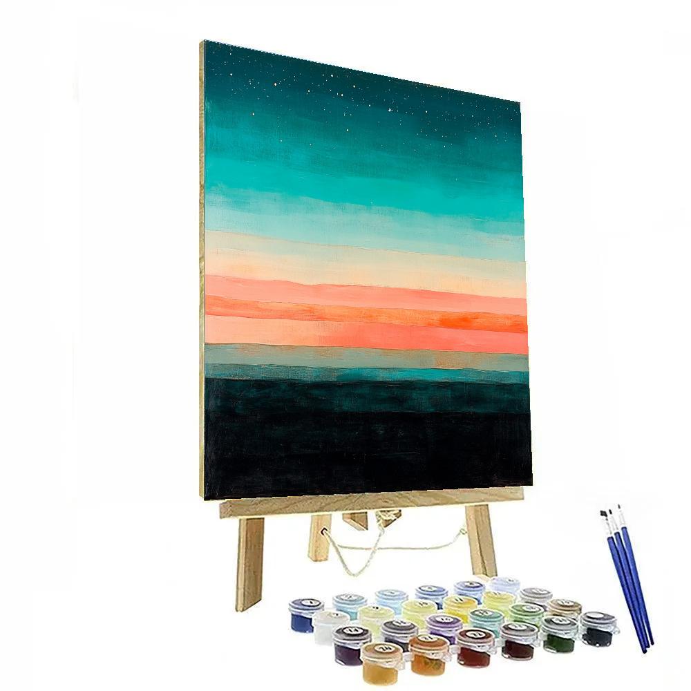 Mark Rothko Inspired Tides Of Distant Nebulas Paint by numbers art