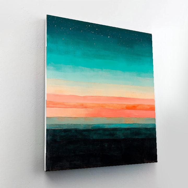 Mark Rothko Inspired Tides Of Distant Nebulas Paint by numbers art