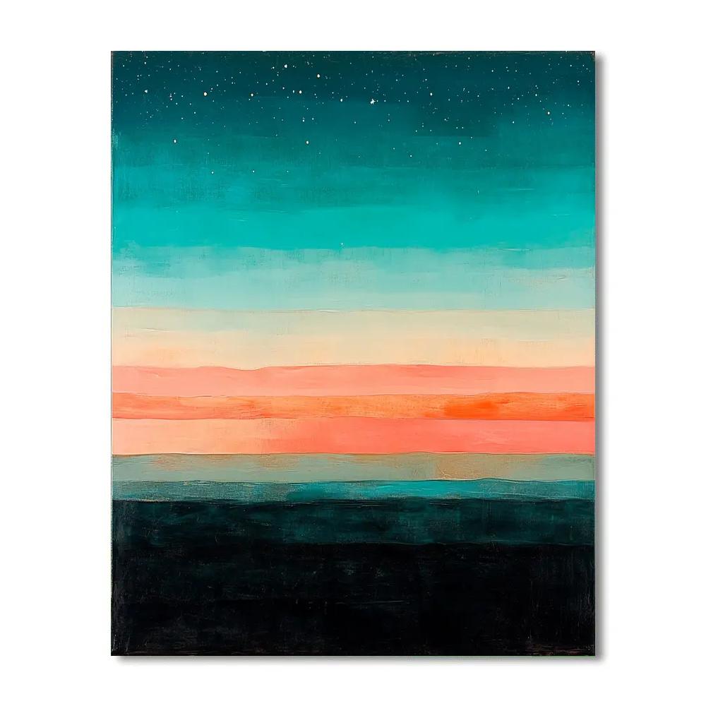 Mark Rothko Inspired Tides Of Distant Nebulas Paint by numbers art