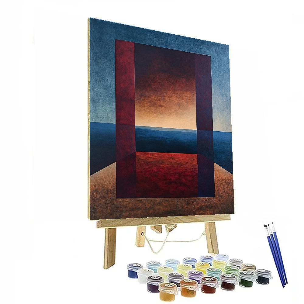 Rothko Inspired Fields Of Evening painting number kit