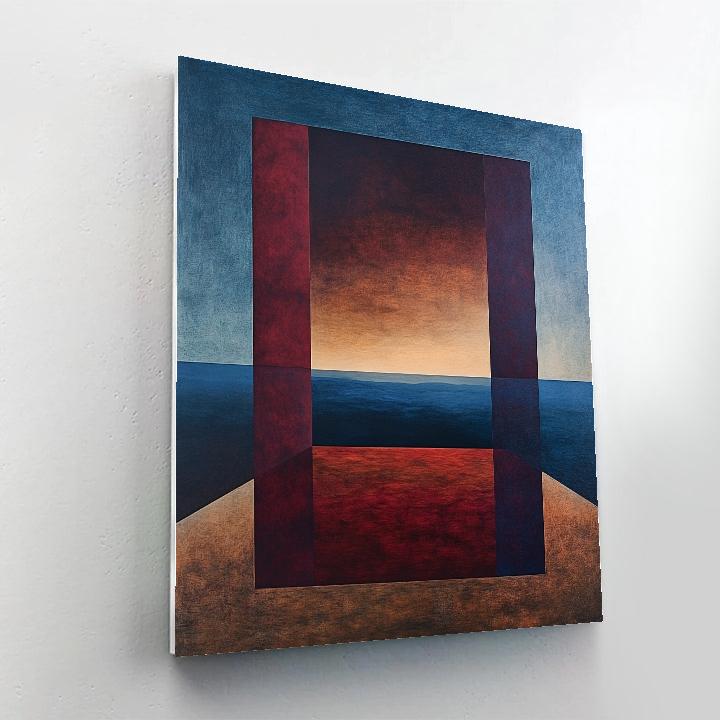 Rothko Inspired Fields Of Evening painting number kit