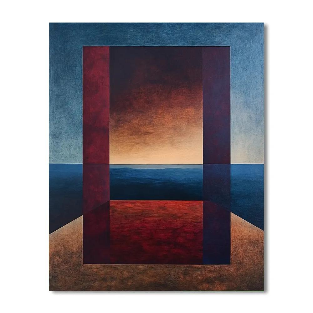 Rothko Inspired Fields Of Evening painting number kit