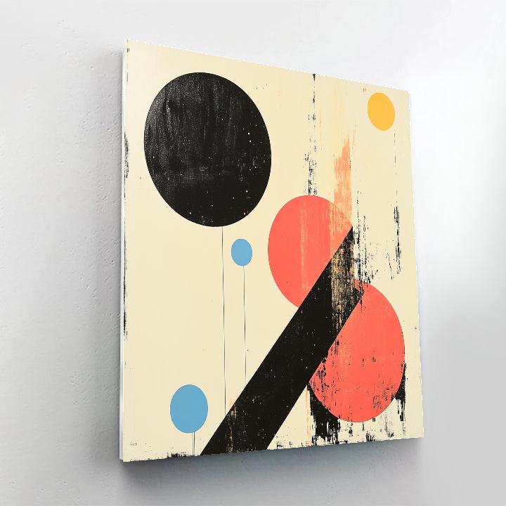 Kandinsky Inspired Constellation Composition Paint by numbers art
