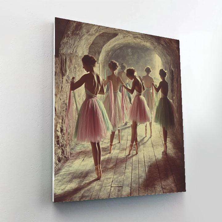 Degas Inspired Ballet Rehearsal Numbered painting kits