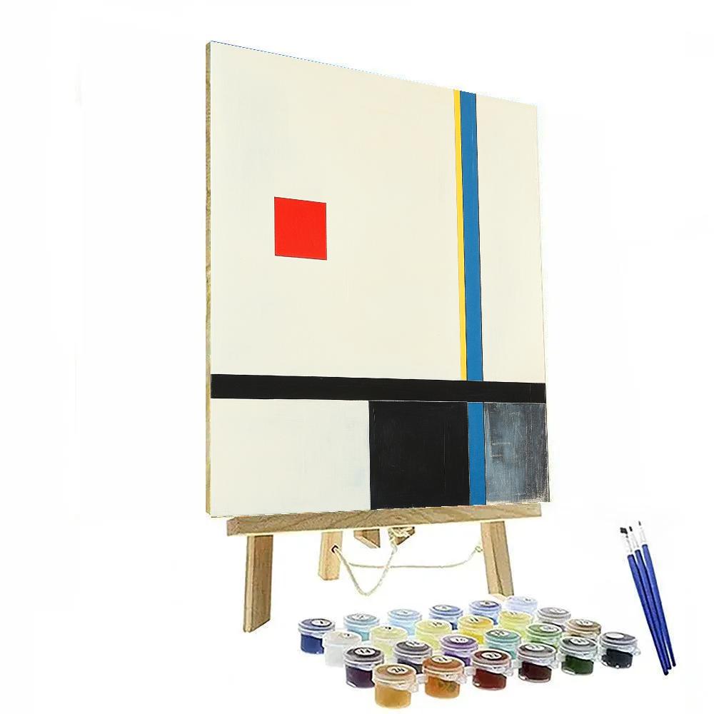 Kazimir Malevich Inspired Cosmic Vector Horizon Paint by numbers art