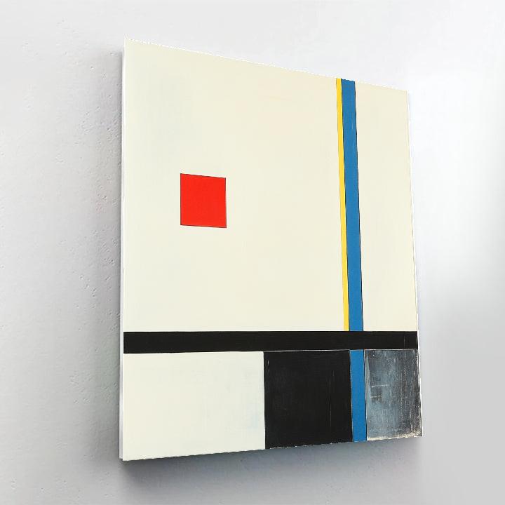 Kazimir Malevich Inspired Cosmic Vector Horizon Paint by numbers art