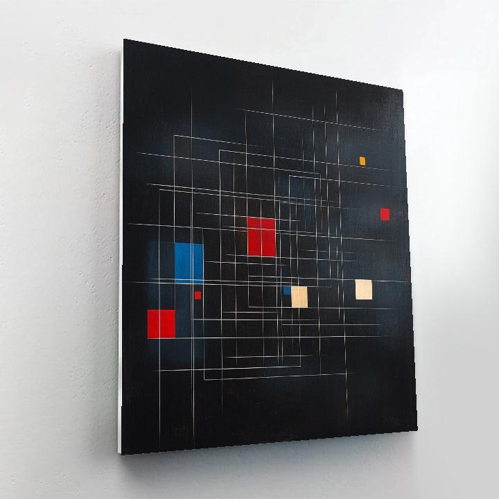 Kazimir Malevich Inspired Nebular Grid Silence Painting by numbers kit