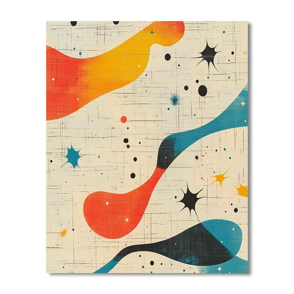 Miro Inspired Dream Of Birds Paint by numbers kits