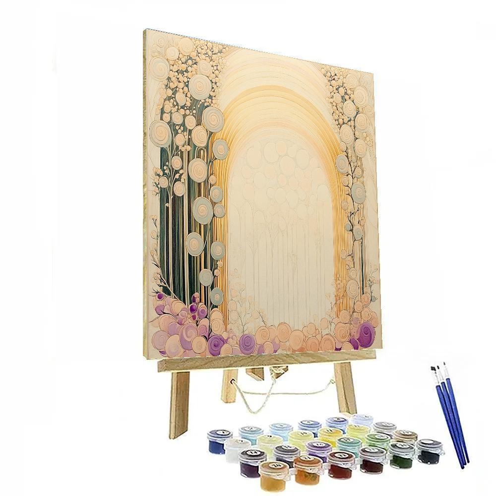 Alphonse Mucha Inspired Dawn Of Blossoming Ideas DIY paint by numbers