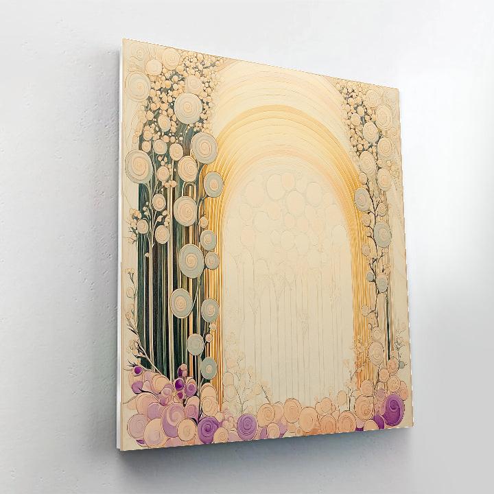 Alphonse Mucha Inspired Dawn Of Blossoming Ideas DIY paint by numbers