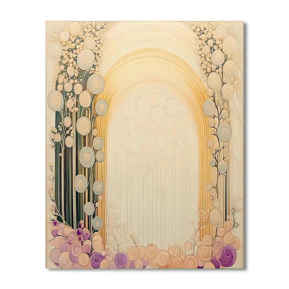 Alphonse Mucha Inspired Dawn Of Blossoming Ideas DIY paint by numbers