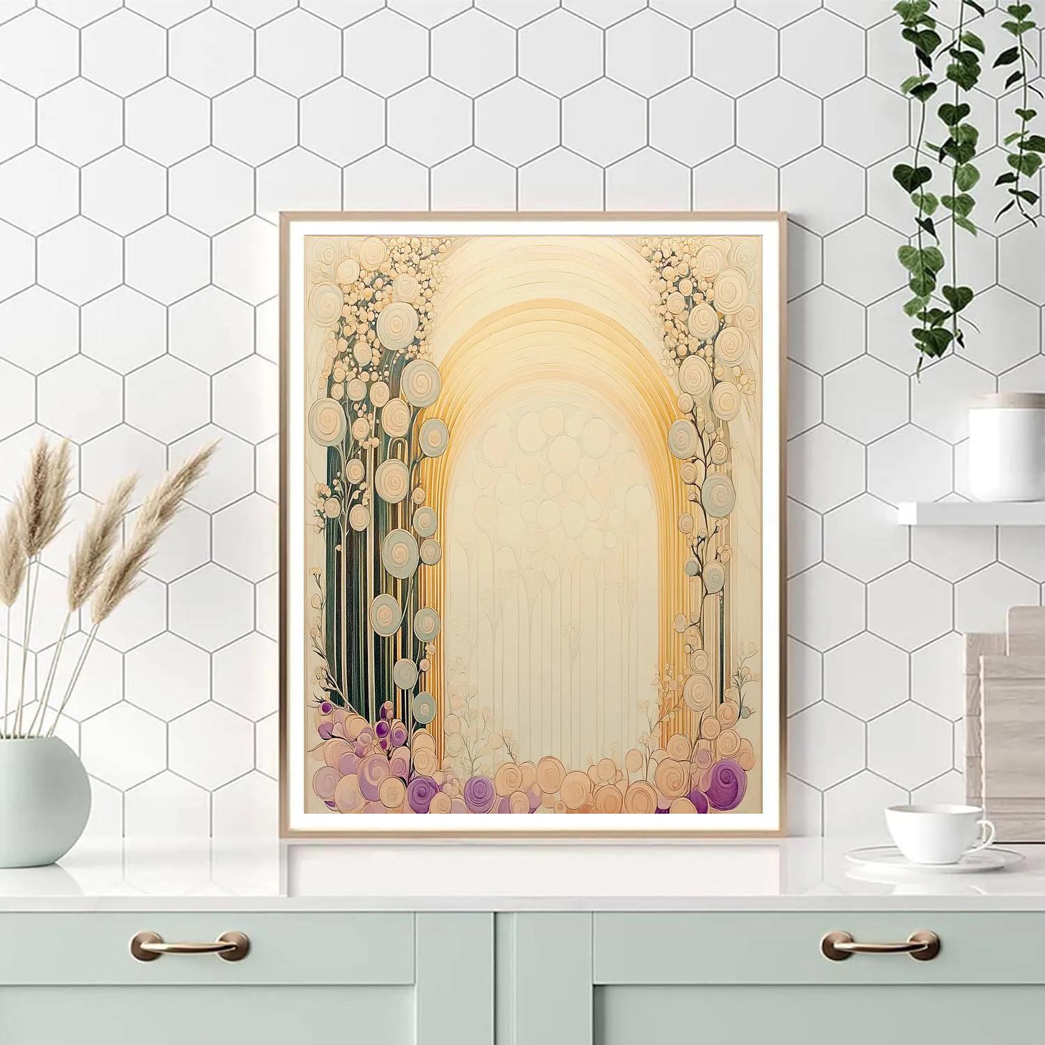 Alphonse Mucha Inspired Dawn Of Blossoming Ideas DIY paint by numbers