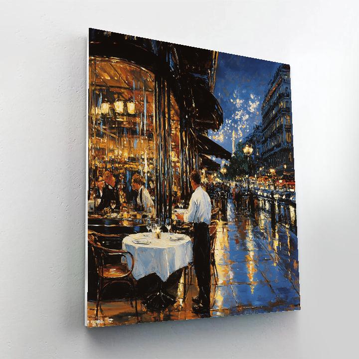 Manet Inspired Cafe Terrace Painting by numbers kit