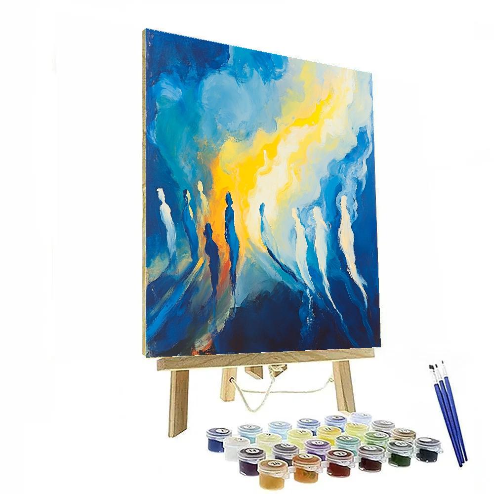 El Greco Inspired Ascending Clouds Paint by numbers kits
