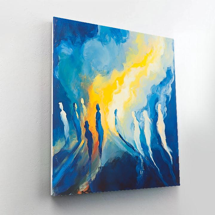 El Greco Inspired Ascending Clouds Paint by numbers kits
