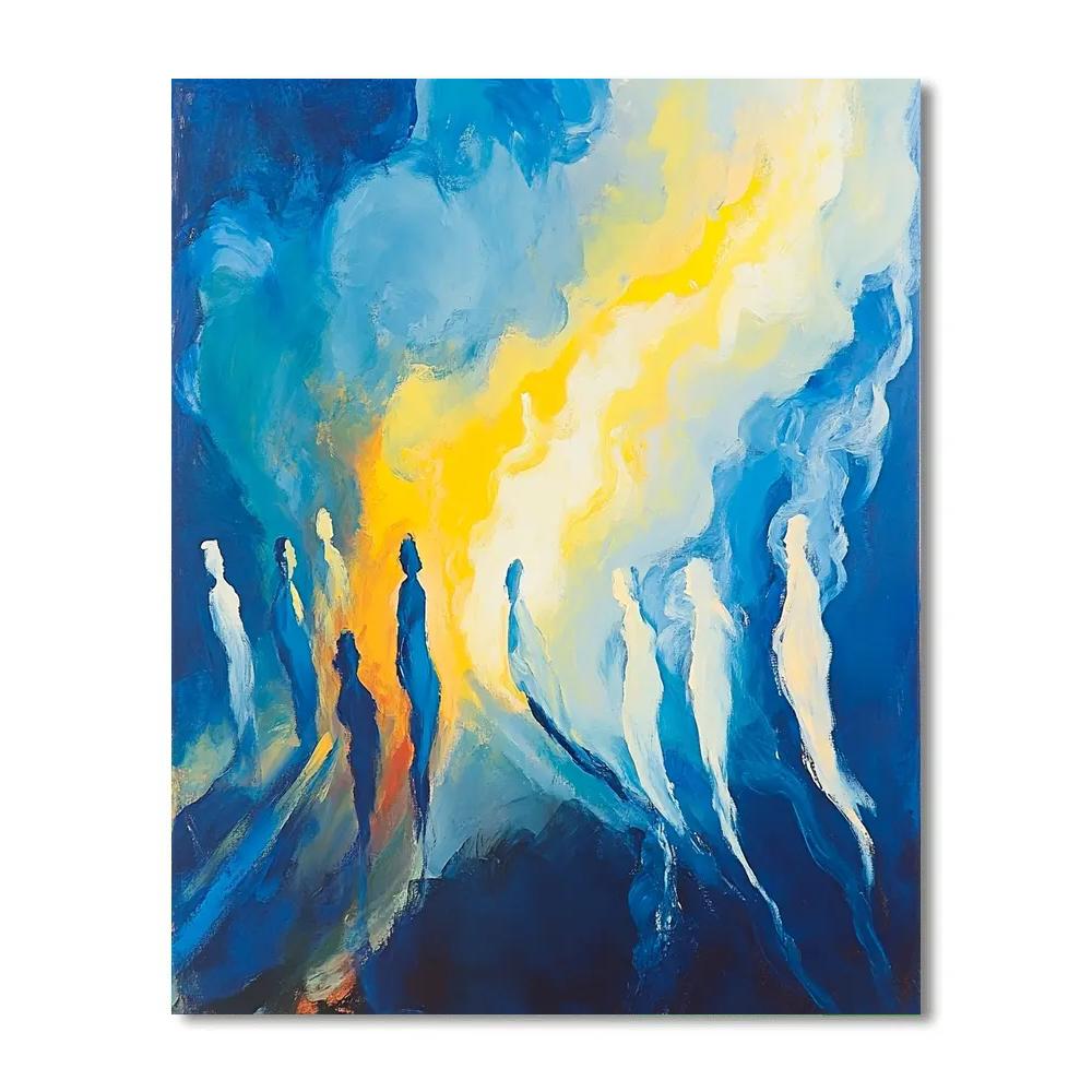 El Greco Inspired Ascending Clouds Paint by numbers kits