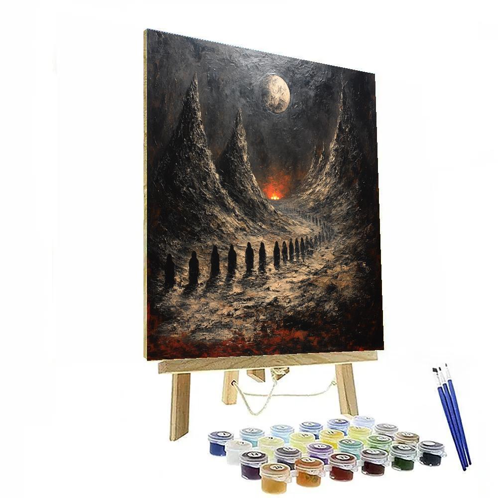 Goya Inspired Night Procession Numbered painting kits