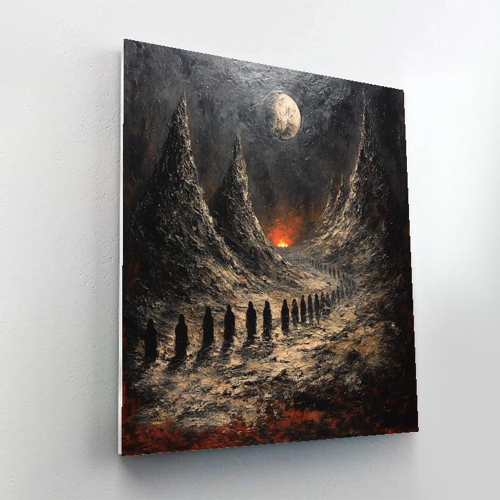 Goya Inspired Night Procession Numbered painting kits