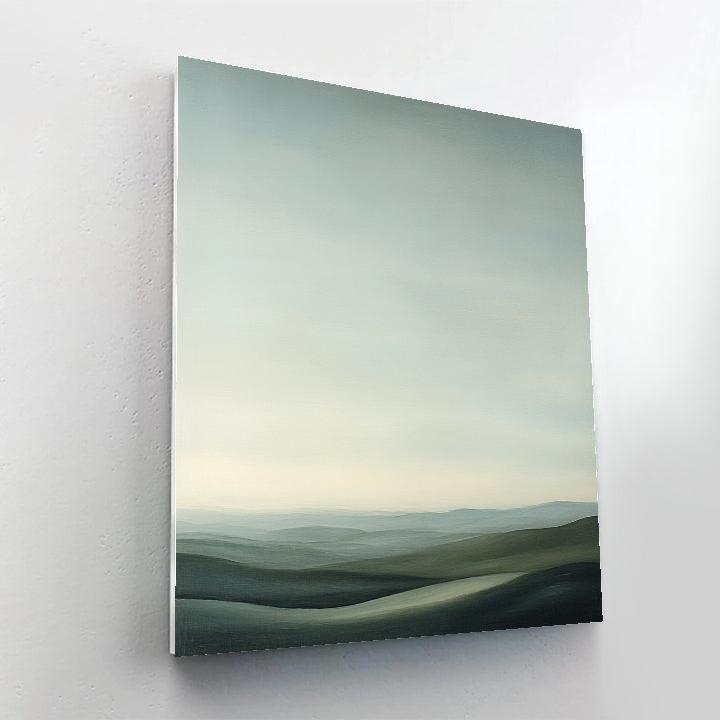 Leonardo Da Vinci Inspired Countryside Horizon Study Paint by numbers art