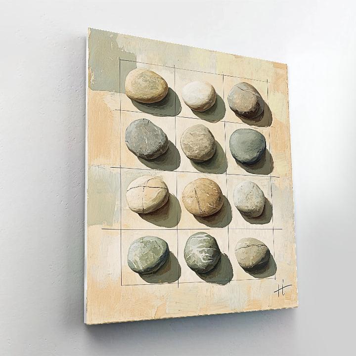 Leonardo Da Vinci Inspired Library Of Stones painting number kit