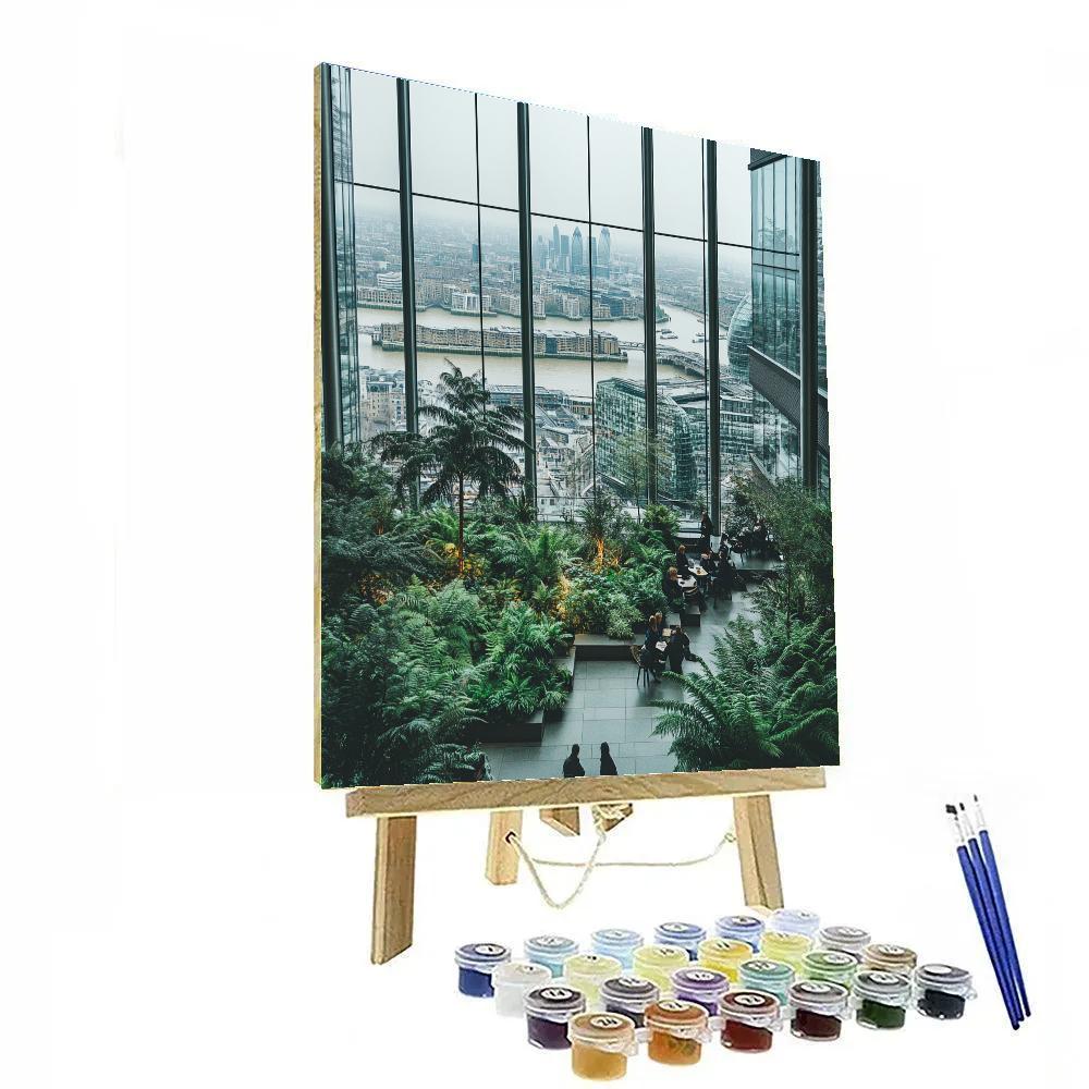 Sky Garden View Over London United Kingdom Painting by numbers kit