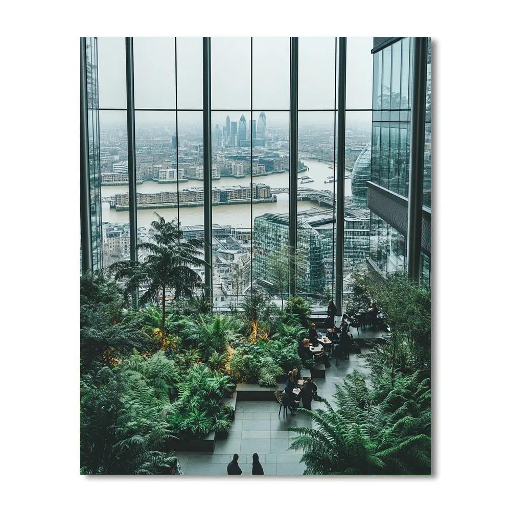 Sky Garden View Over London United Kingdom Painting by numbers kit