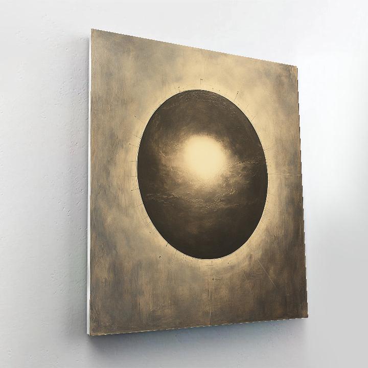 Leonardo Da Vinci Inspired Eclipse Penumbra Study Painting by numbers kit