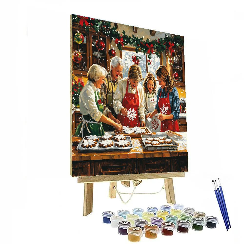 Christmas Kitchen Carol Chorus paint by number