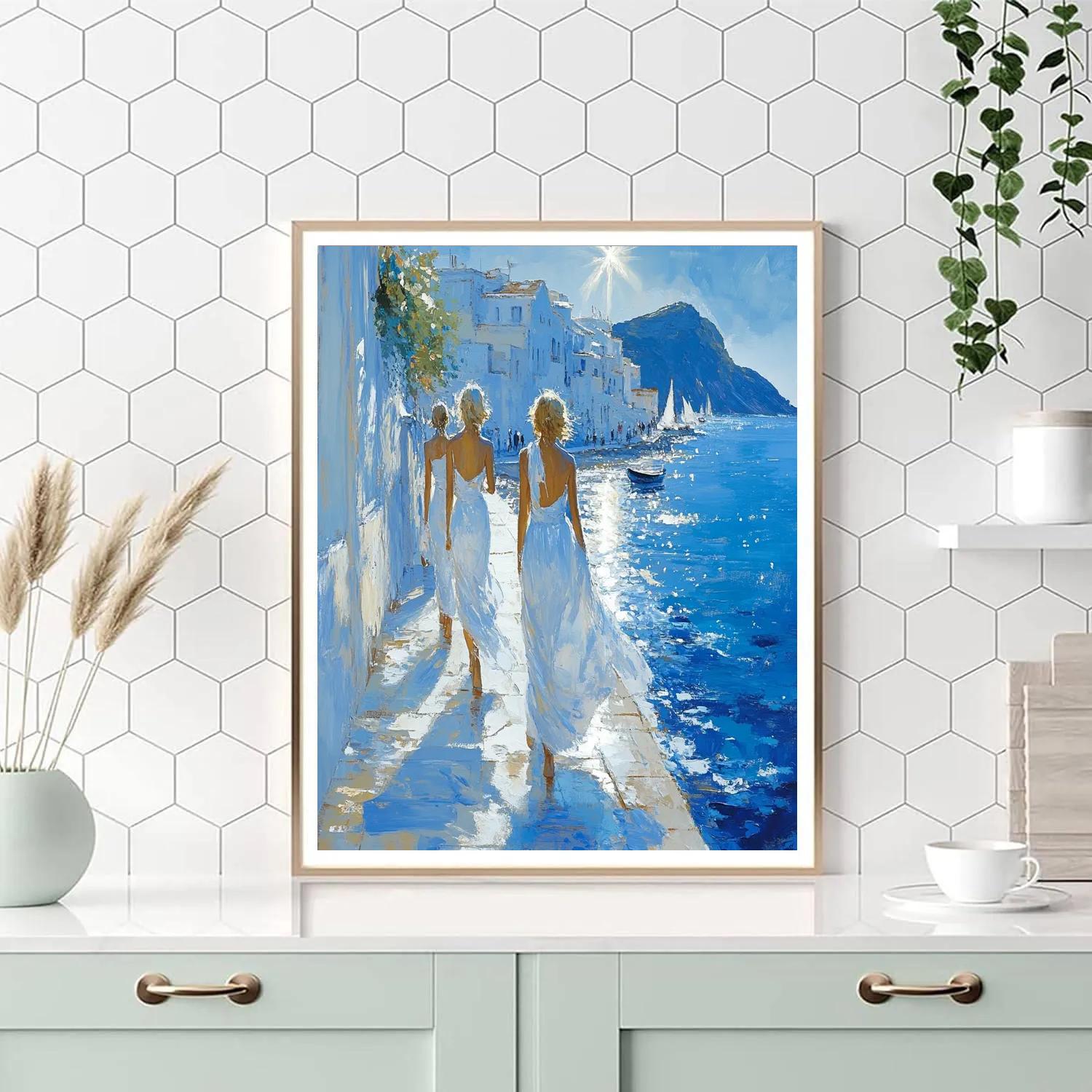 Sorolla Inspired Sunlit Beach paint by numbers