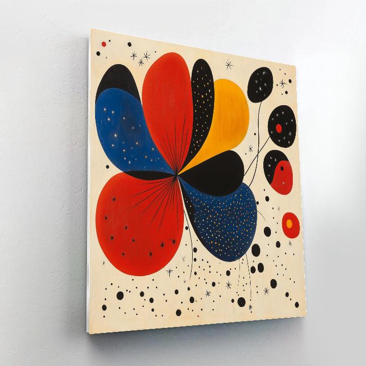 Joan Miró Inspired Cosmic Dream Garden Paint by numbers kits