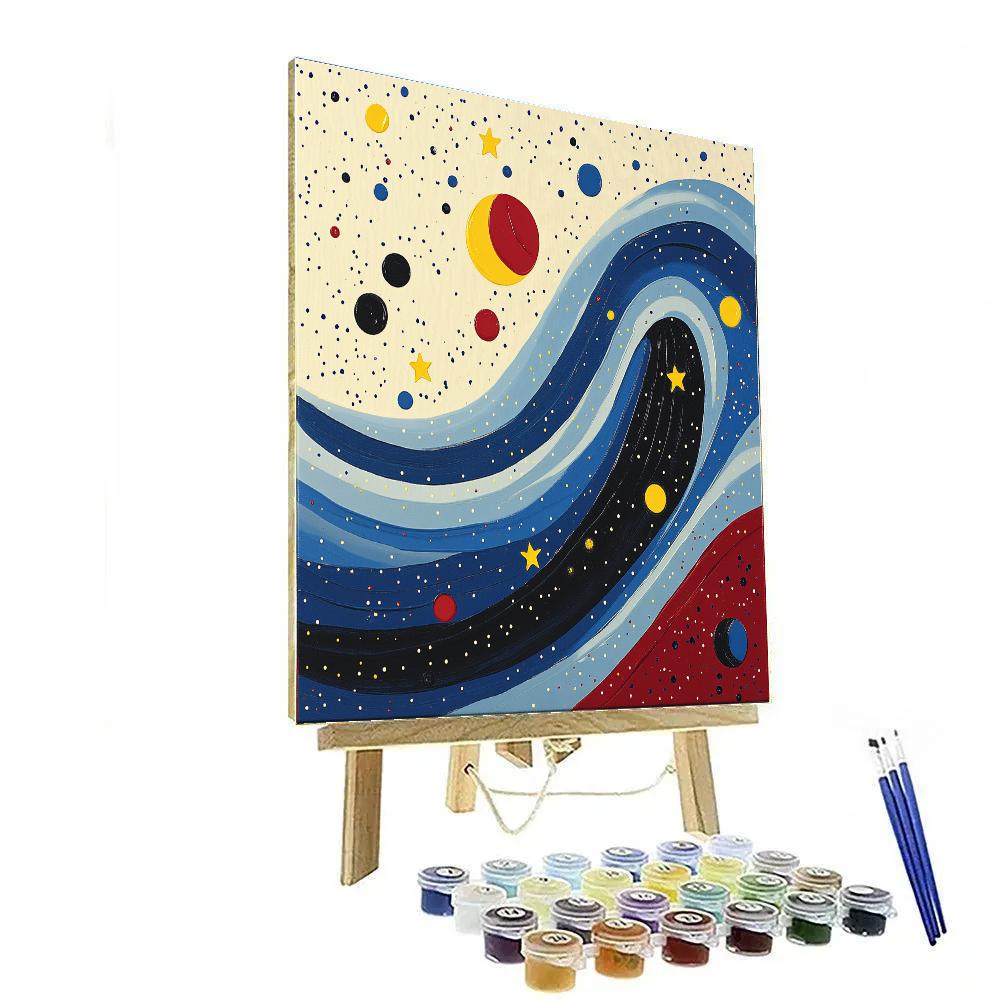 Joan Miró Inspired Lunar Tides Of Color Number painting