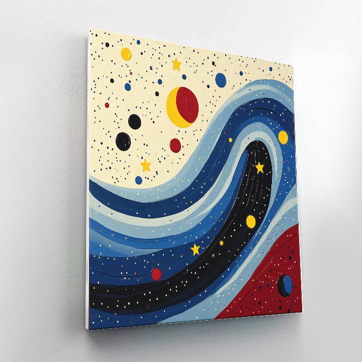 Joan Miró Inspired Lunar Tides Of Color Number painting