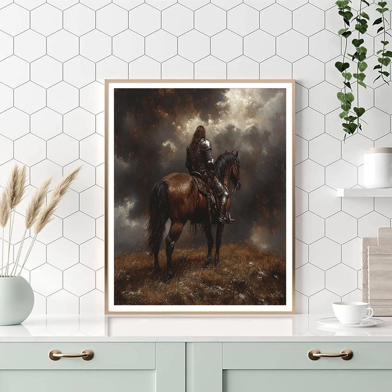 Velazquez Inspired Royal Equestrian Portrait painting number kit