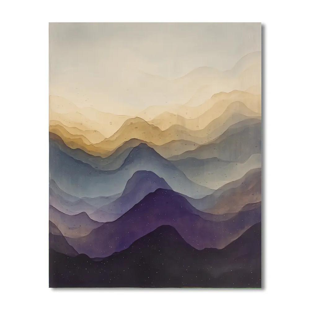 Leonardo Da Vinci Inspired Nebula Veil Cartography paint by color