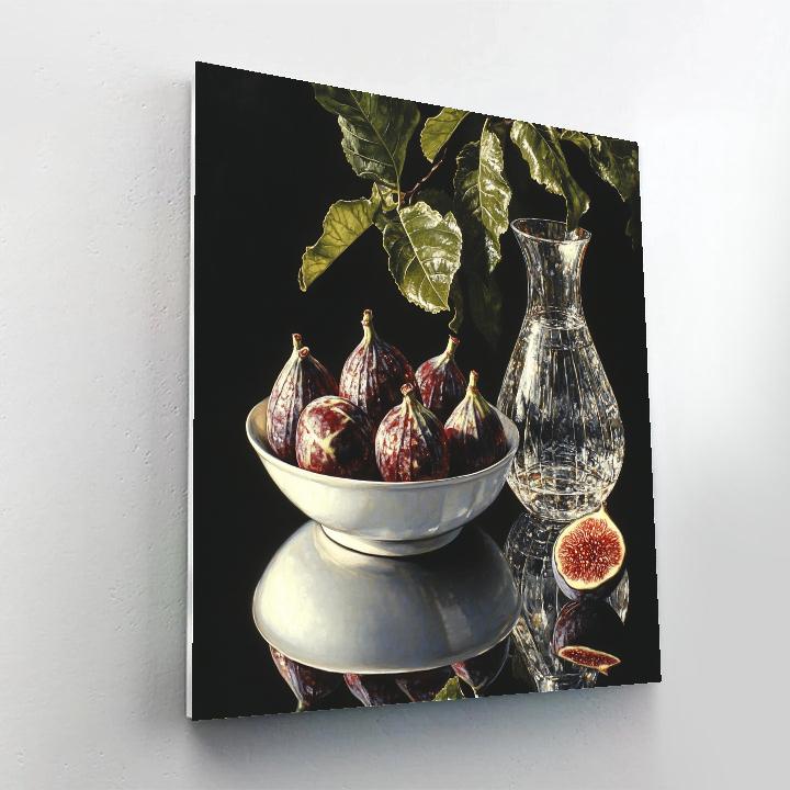 Caravaggio Inspired Fruit And Glass painting number kit