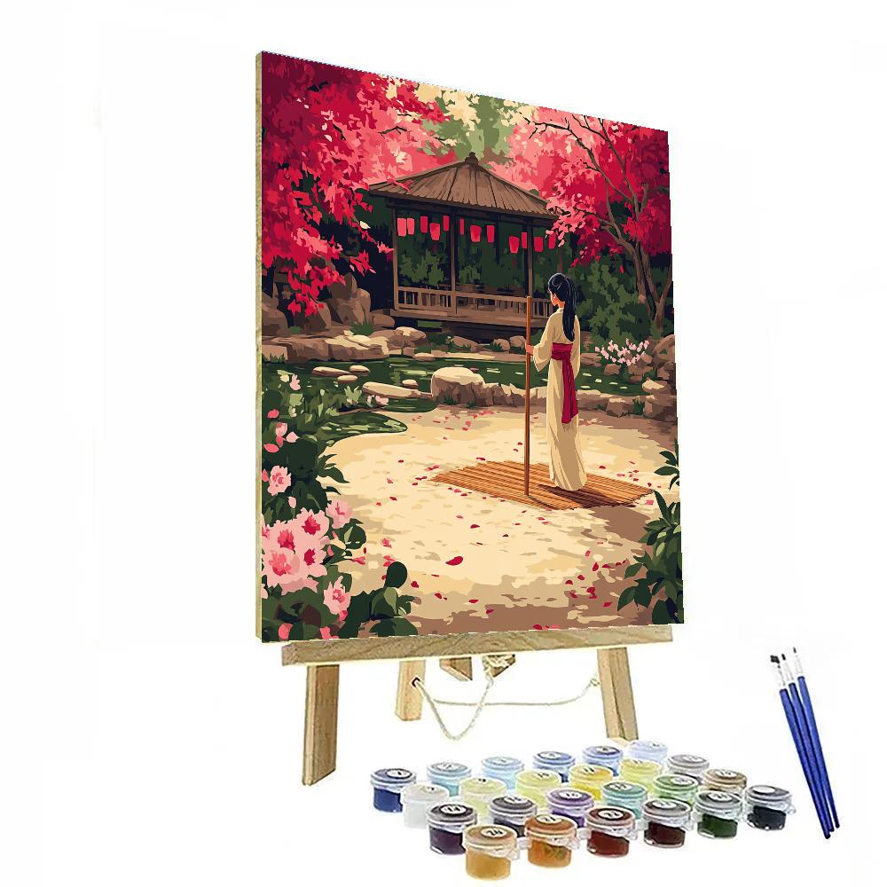 Mulan Training Garden Challenge Disney Inspired paint by color