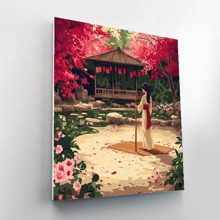 Mulan Training Garden Challenge Disney Inspired paint by color