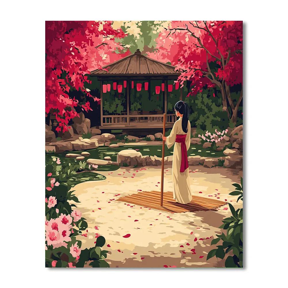 Mulan Training Garden Challenge Disney Inspired paint by color