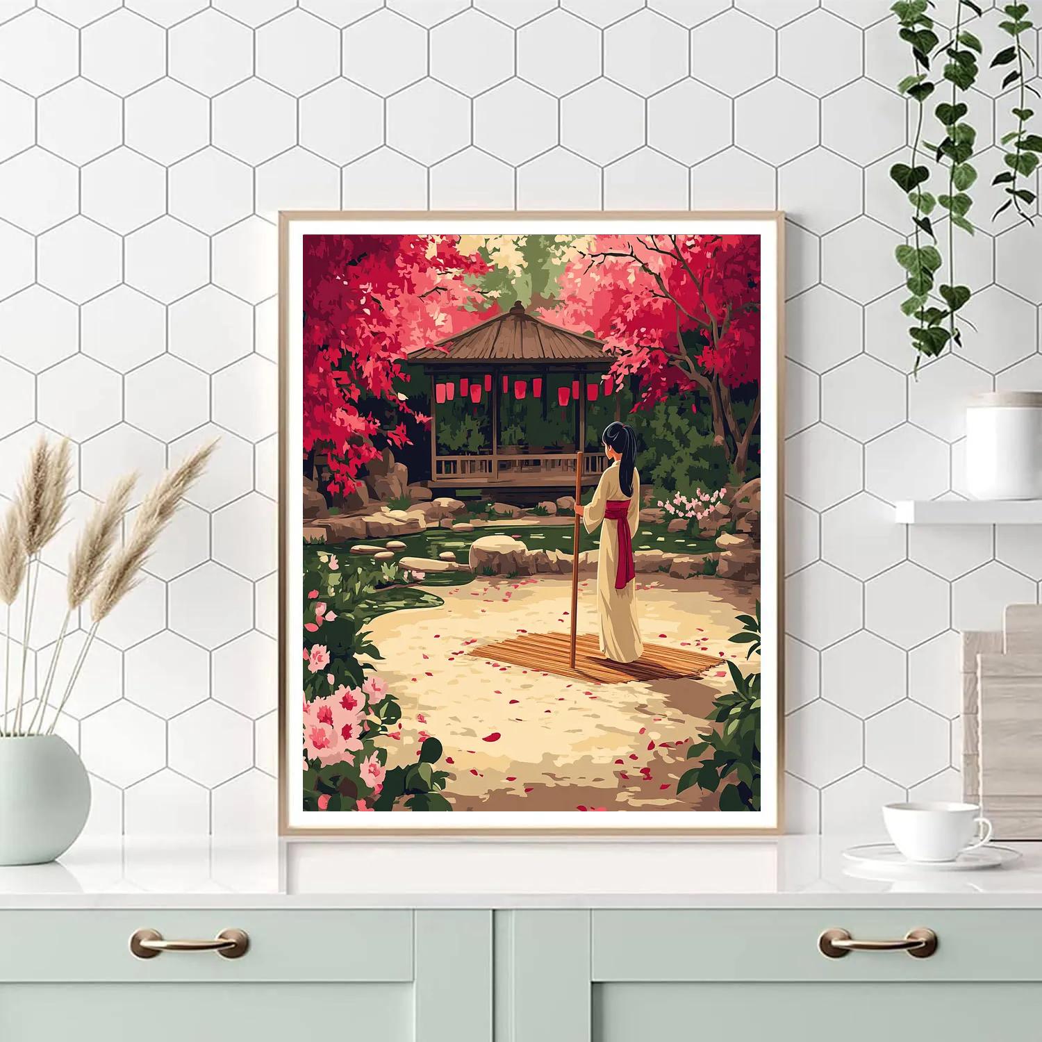Mulan Training Garden Challenge Disney Inspired paint by color