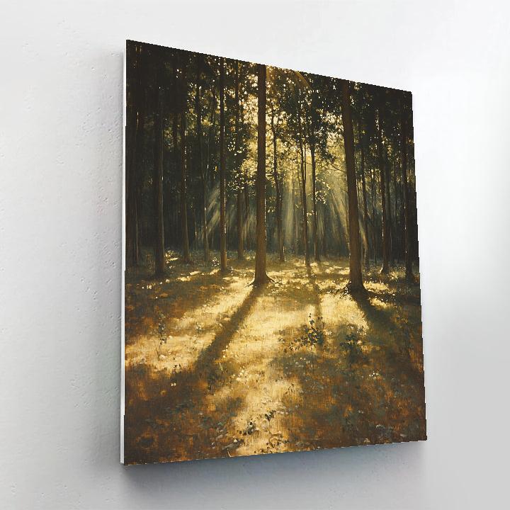 Leonardo Da Vinci Inspired Canopy Light Patches Painting by numbers kit