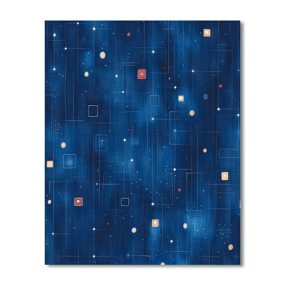 Paul Klee Inspired Silent Constellations Numbered painting kits