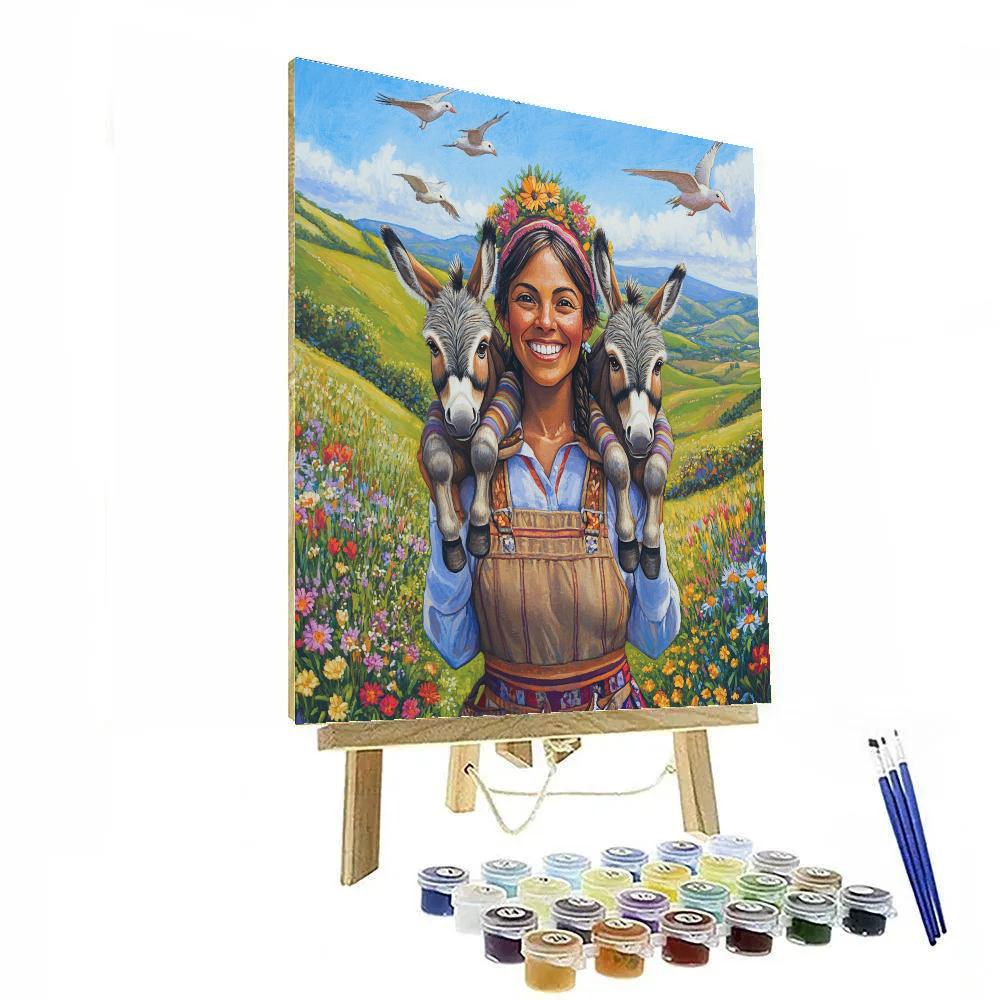 Luisa Encanto Donkey Strength Day Disney Inspired Paint by numbers kits